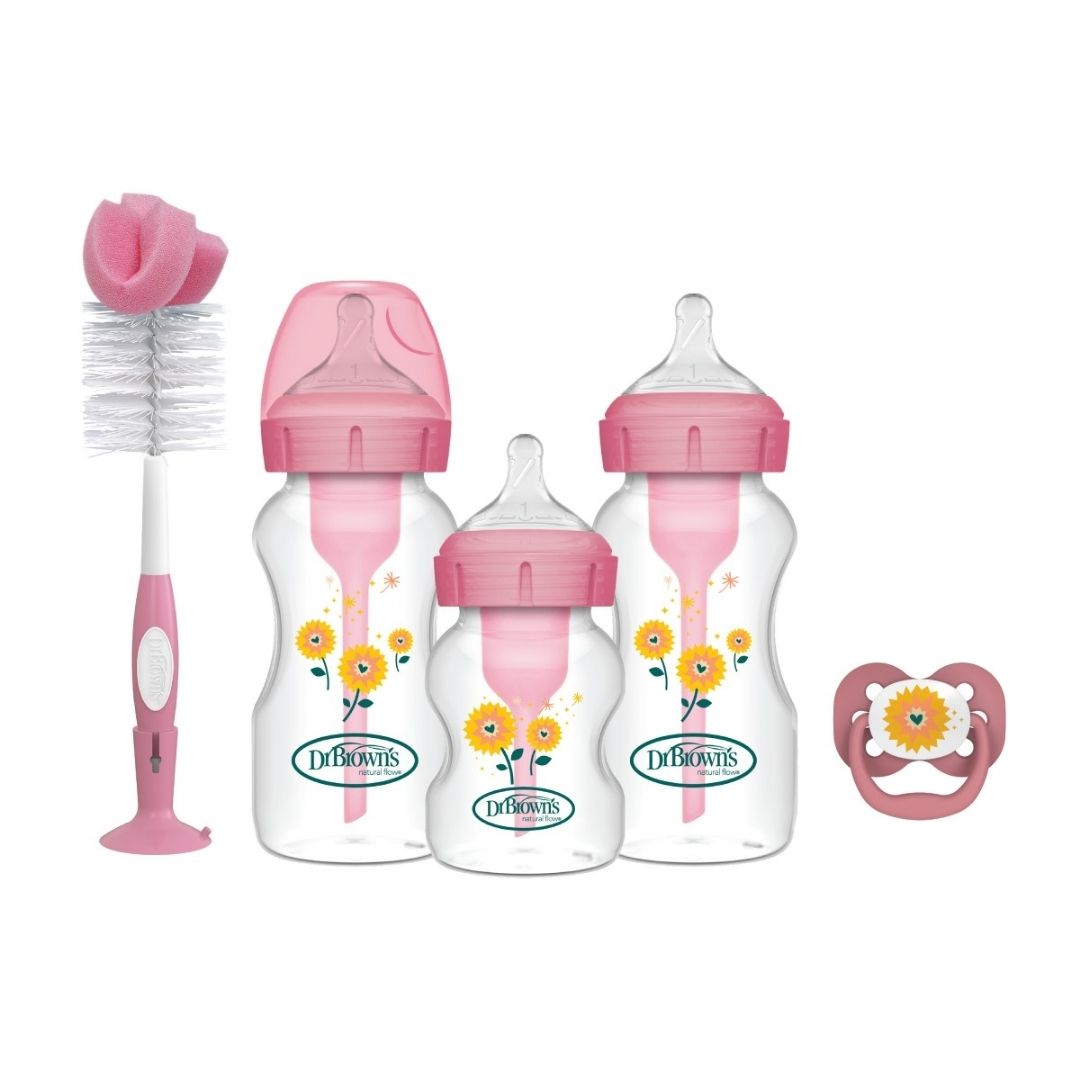 Set de Regalo AntiColic Rosado Dr Browns