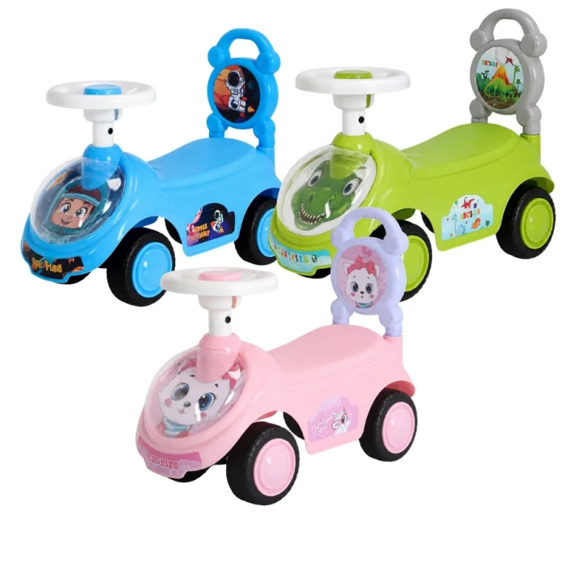 Carrito Montable para Bebé con Volante y Respaldo Varios Colores
