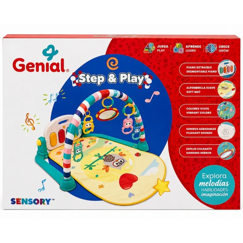 Gimnasio para Bebé con Piano Musical Genial Step and Play 2 Colores