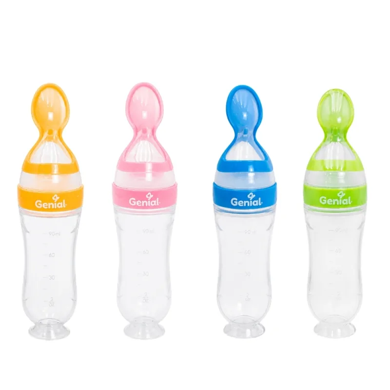 Cuchara Dispensadora de Alimentos para Bebé Genial 90 ml Varios Colores